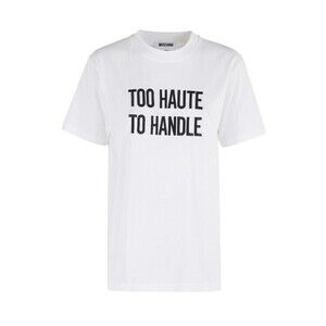 Moschino Short-Sleeve T-Shirt With Embroidered Logo - NWT